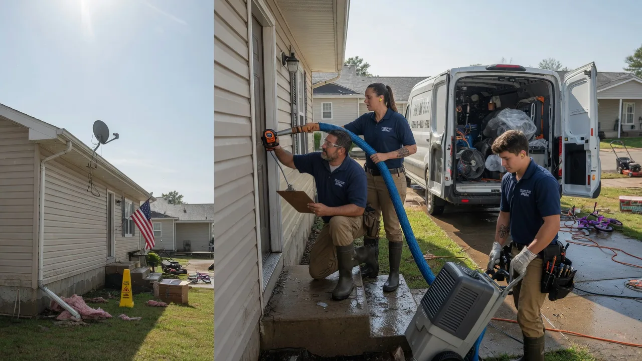 Ceiling Water Damage Restoration in Hoople, ND near me